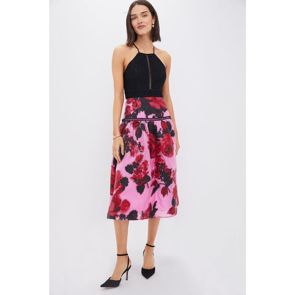 TUCKERNUCK Cerise Blossom Lace Jacquard Joss Dress Size S NWT